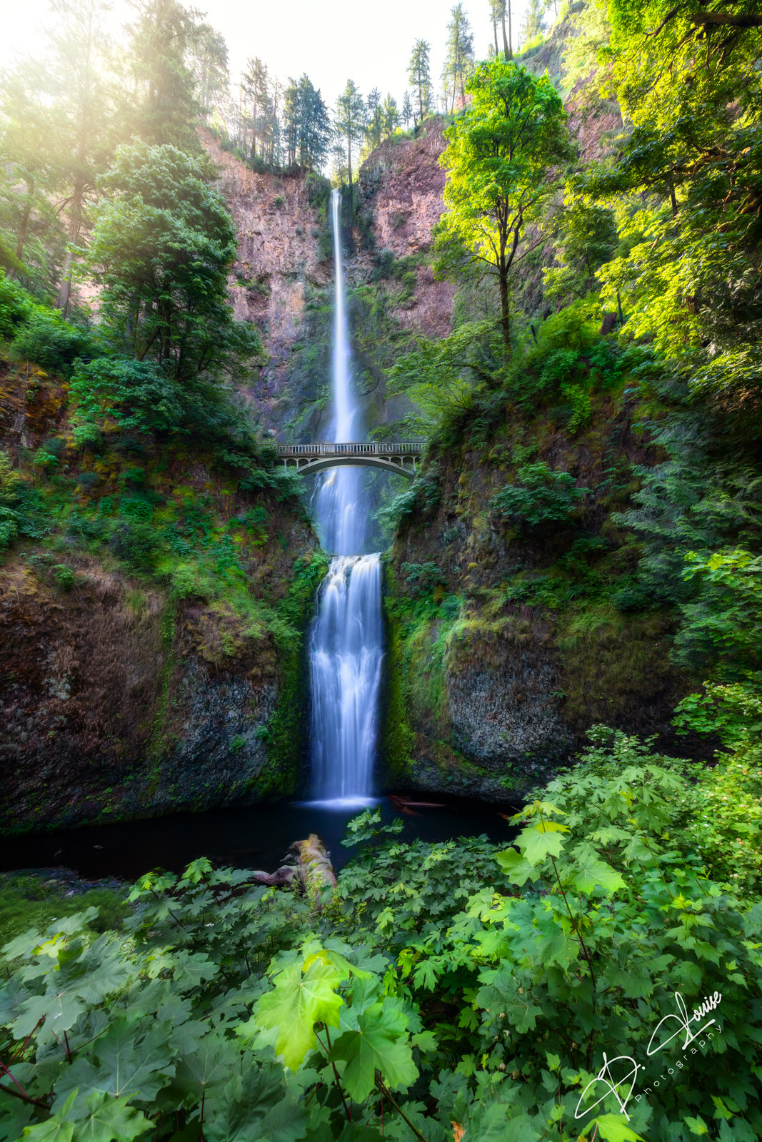 Multnomah Falls- The Crown Jewel of the Pacific Northwest waterfalls. Though one of the most popular, it is without a doubt spectacular...